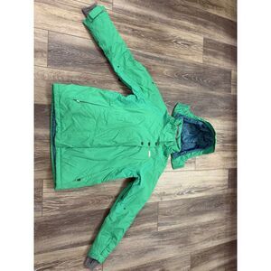 Emerald Green Under Armour Women's Ski Jacket With Detachable Hood